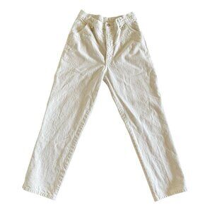 Vintage 90s Roper Women's Sz 13 (28) Cream High Rise Western Cowgirl Jeans USA